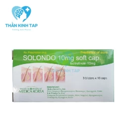 Solondo 10mg soft capsule - Điều trị mụn trứng cá nặng
